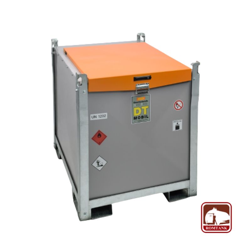 Rezervor transportabil pentru motorina DT-Mobil PRO PE 980 Premium, Bipump, 12V