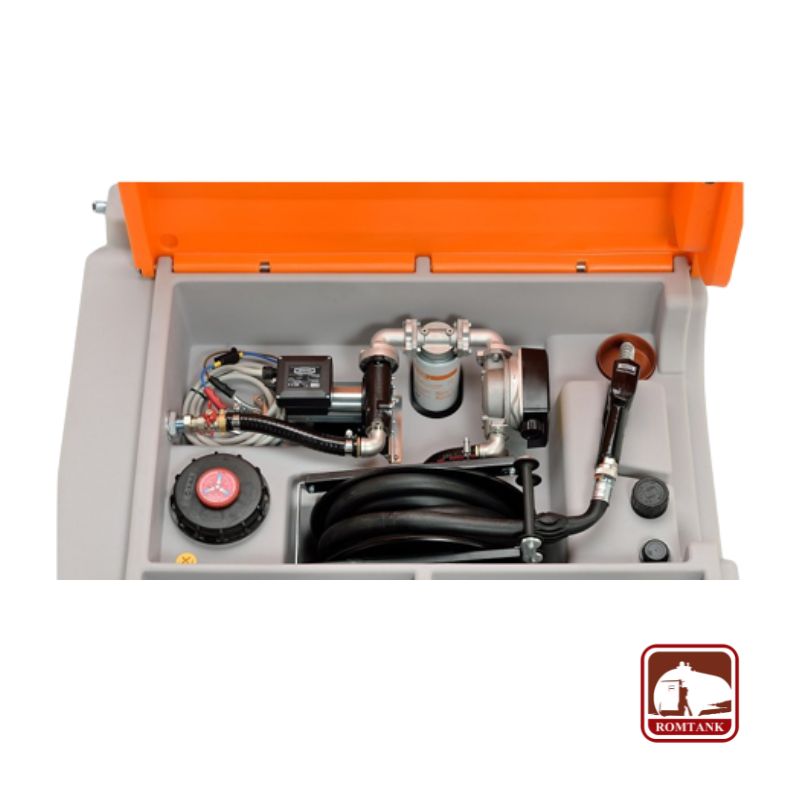 Rezervor transportabil pentru motorina DT-Mobil PRO PE 980 Premium, Bipump, 12V - imagine 2