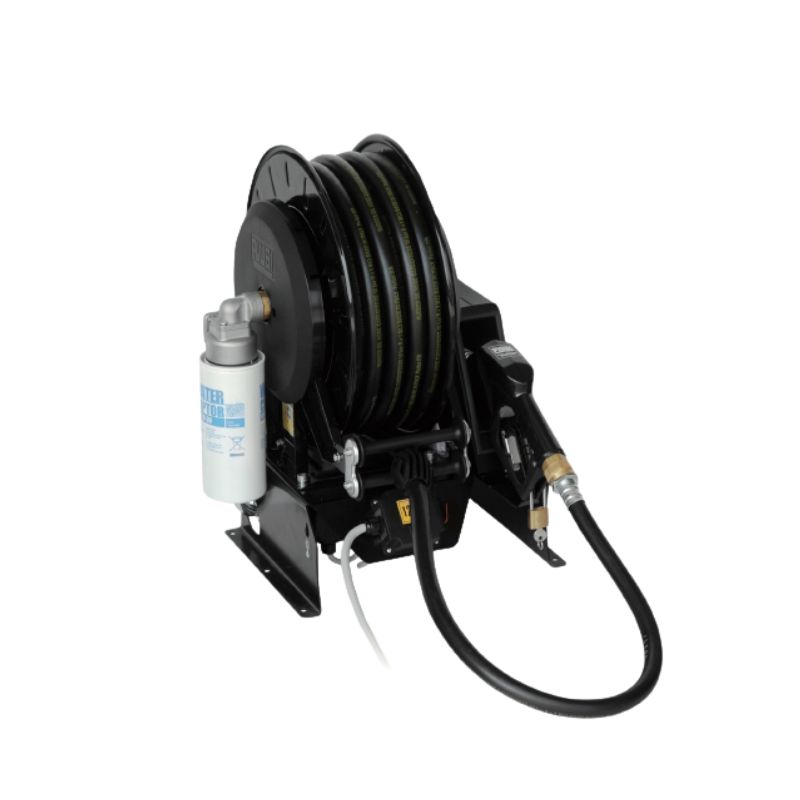 Kit pentru transfer motorina PITSTOP 24V cu tambur automat si 14M furtun