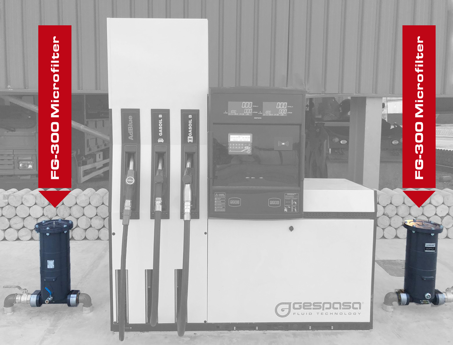 Microfiltru FG-300/5, F2'', absorbant de apa cu carcasa din aluminiu - imagine 4